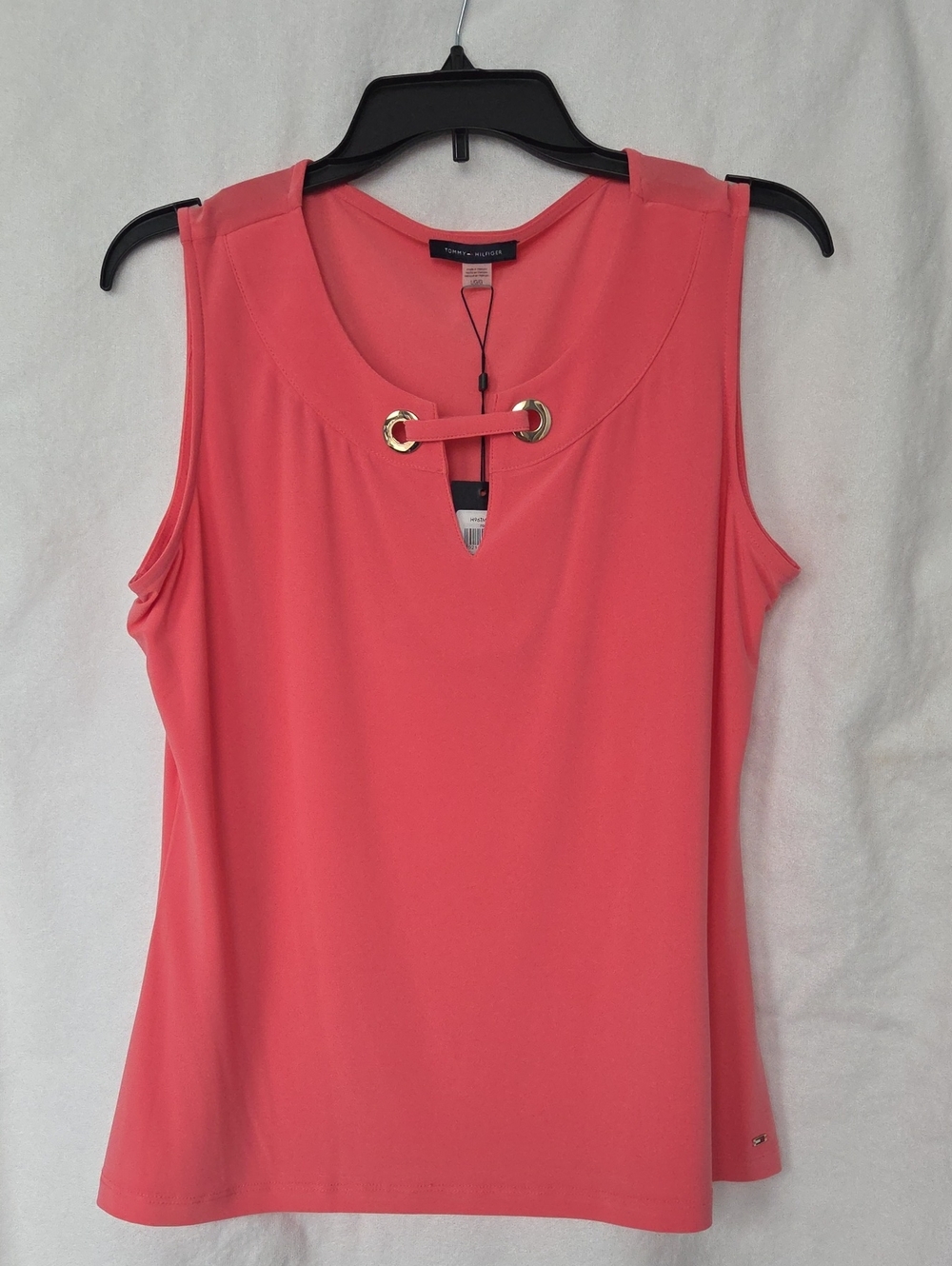 Tommy Hilfiger Coral Tank with Gold Ring Accent - New w/ Tags